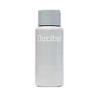 Thickening Conditioner van Decibel, lichtgrijze flacon met wit logo